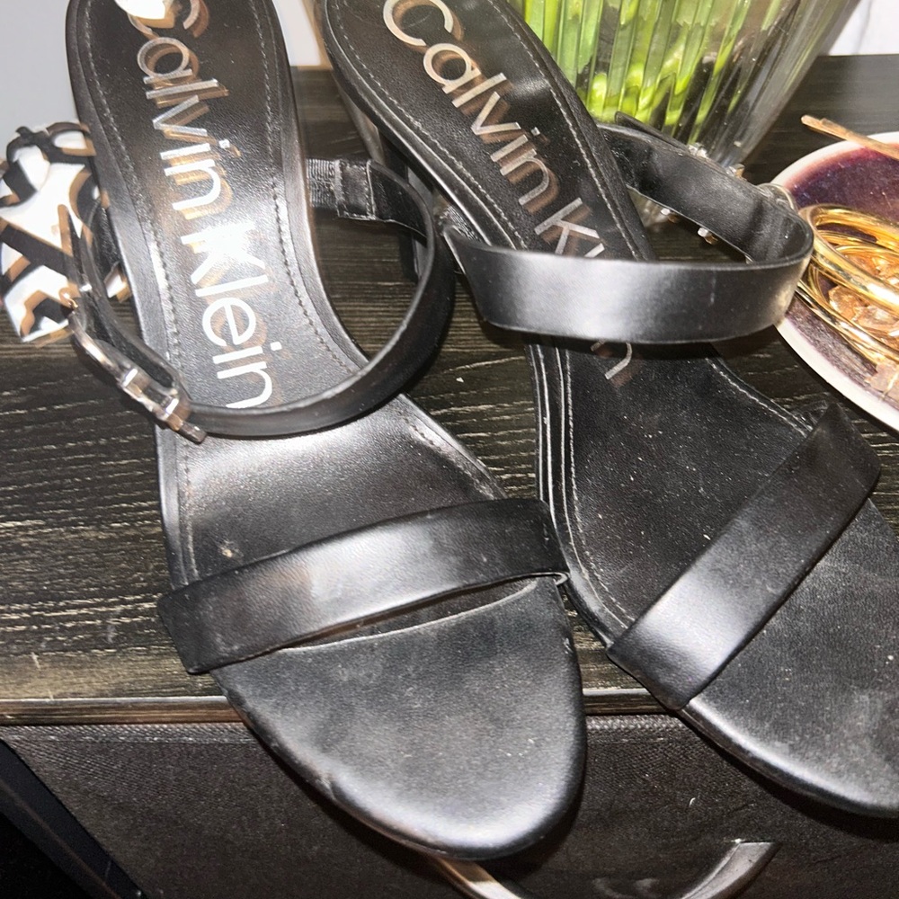 $$FLASH SALE$$ Black Leather Sandals